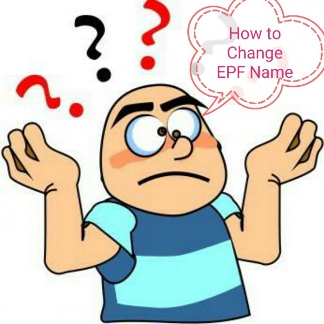 how to change name EPF