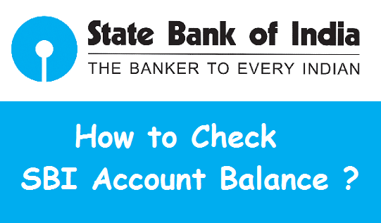 How to check SBI account balance online