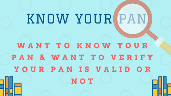 Know your PAN.